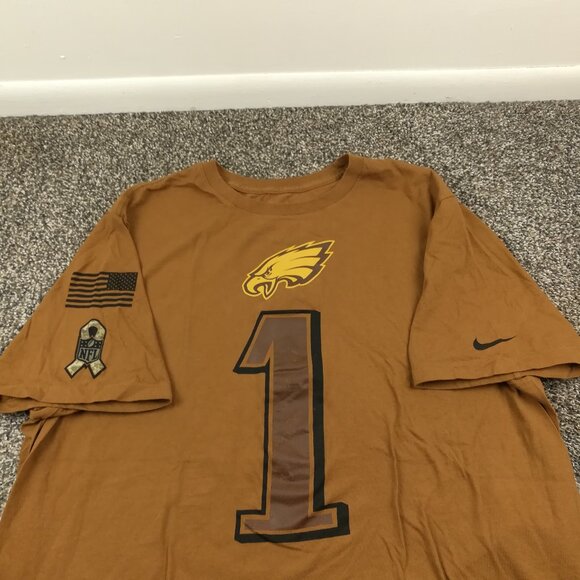 Philadelphia Eagles Jalen Hurts Shirt Jersey Nike Salute to Service Mens 2XL - Picture 2 of 9